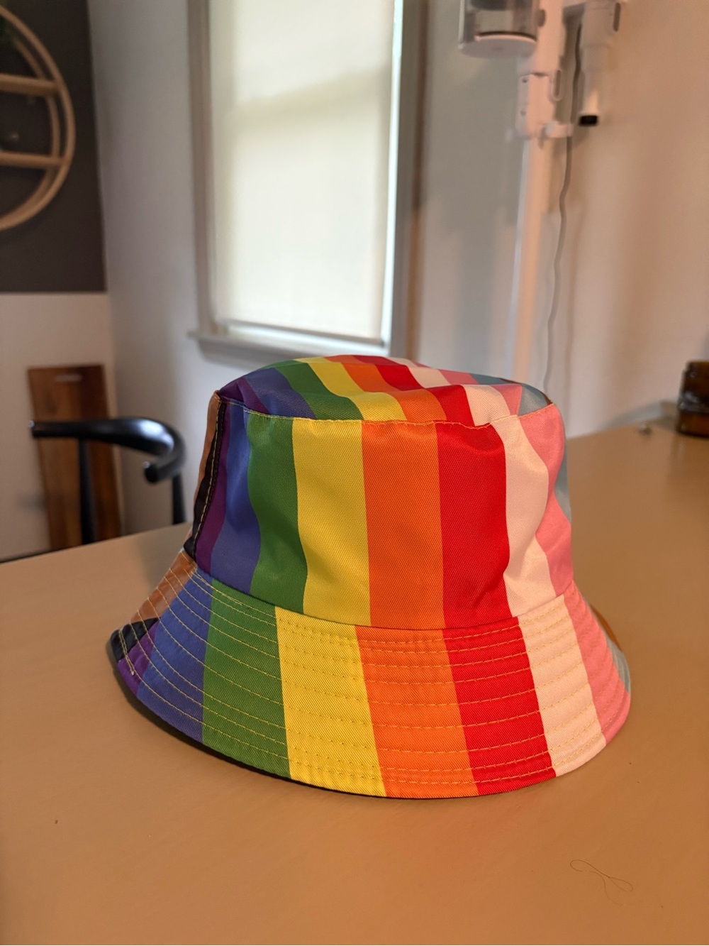 PRIDE Rainbow Stripe Bucket Hat - Multicolor